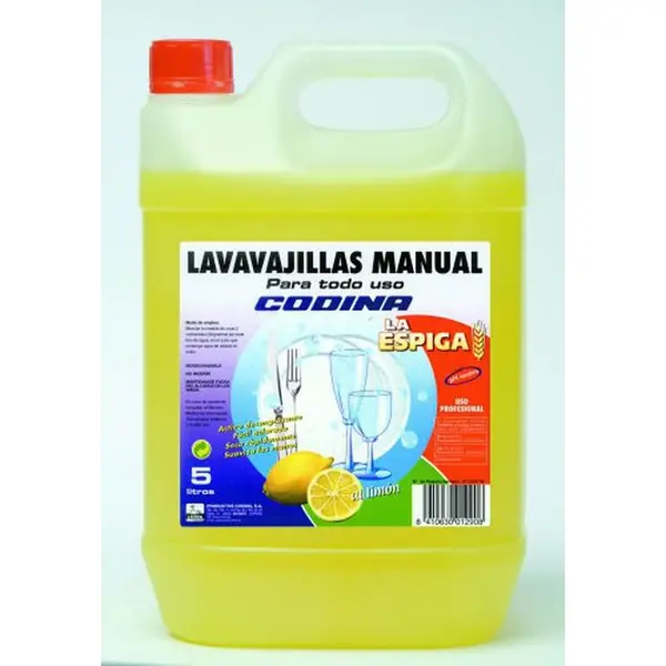 Espiga Vajillas Mano Limon 5L