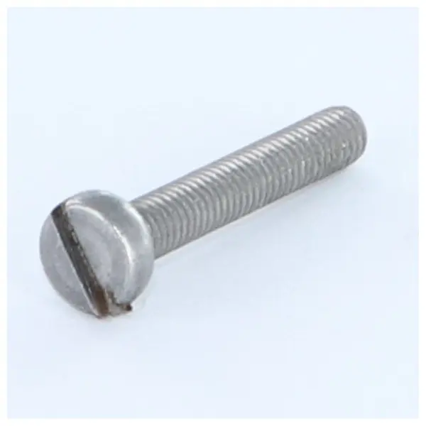1 x Vis métaux Tête cylindrique TC Fendue M3X20 Acier brut microvis