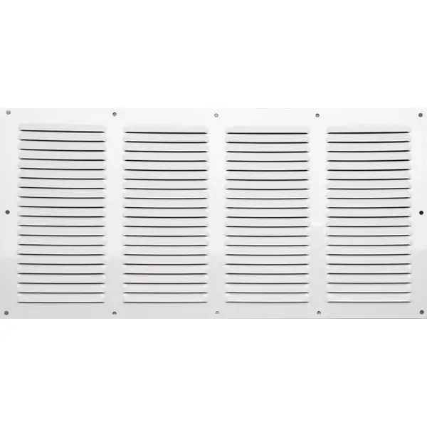 Grille d'aération aluminium laqué, L.20 x l.40 cm - Centrale Brico