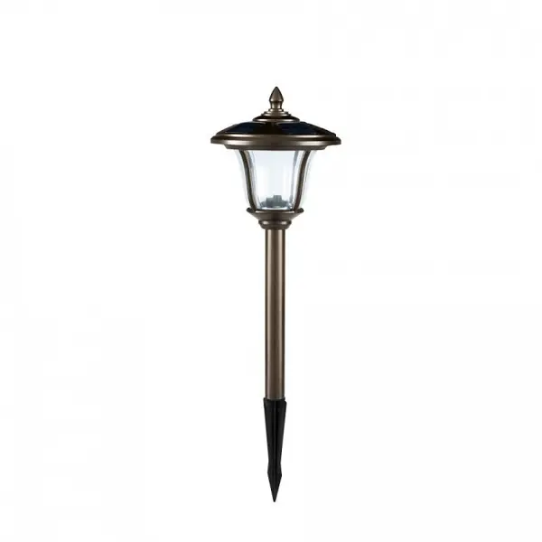 Borne Noire MAXIMUS, LED Intégrée, 30 lumens, 3000K, IP44, SOLAIRE, Classe III - CALI