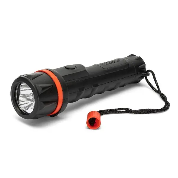 RUBBER LED: Torcia in gomma LED 2AA