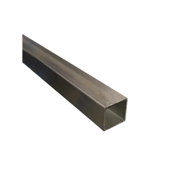 Tube inox brossé carré 25 x 25 mm
