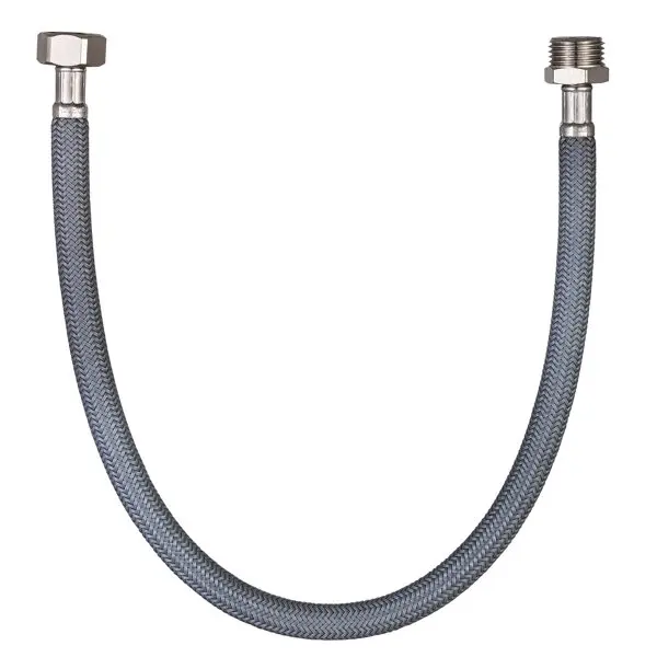Flexible d'alimentation en eau 30 cm - Mâle/Femelle Filetages 15x21