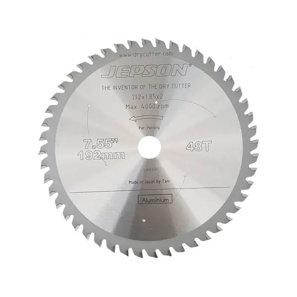 JEPSON Lame de scie carbure Ø192mm - Aluminium - 719248A