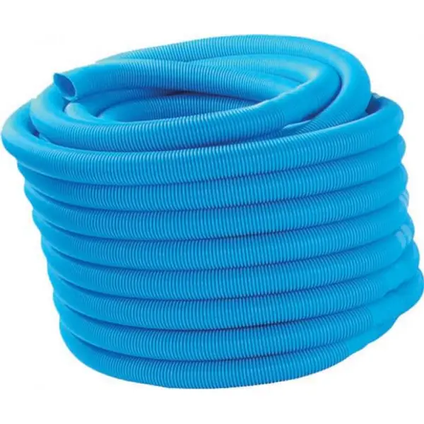 Tuyau de filtration flexible flottant annelé découpable de 36,5 m - Ø38 mm - bleu - GRE POOLS