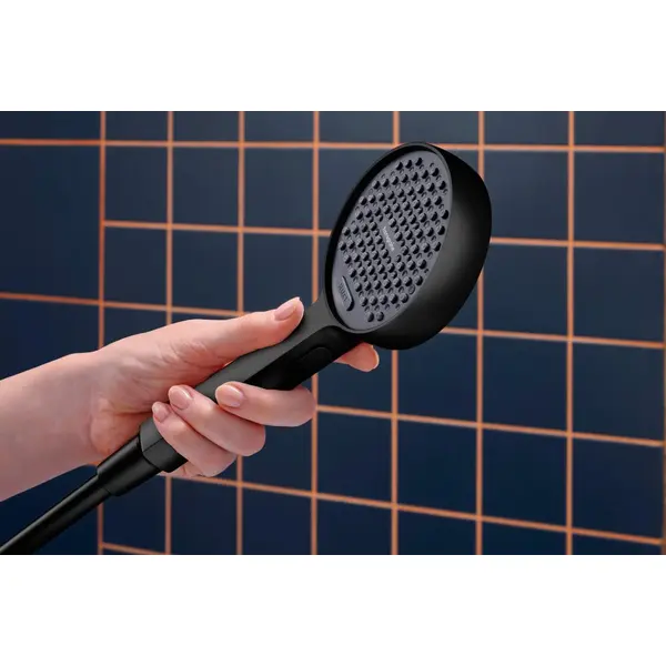 Pommeau de douche Activera 2 jets, noir - HANSGROHE
