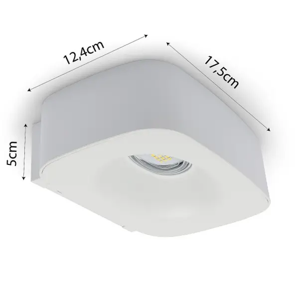 ANGEL: applique LED solare 700 lumen con doppio fascio luminoso. Bianco