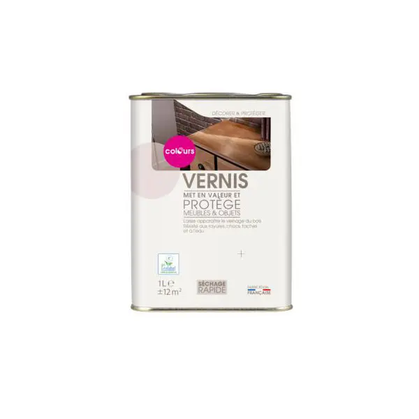Vernis incolore satiné 1 L