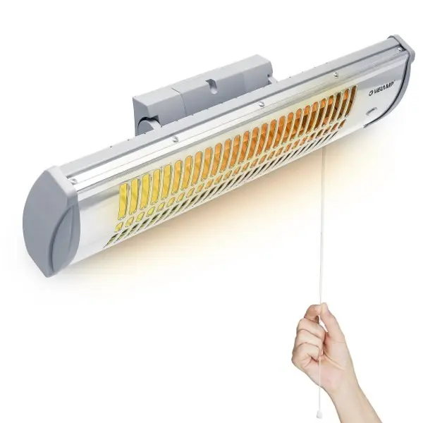 Stufetta murale al quarzo, 1200W