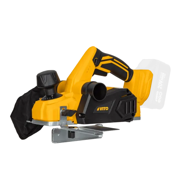 Rabot électrique sans fil 20V 82 mm Profondeur réglable jusqu’à 1,5 mm Sans batterie ni chargeur VITO