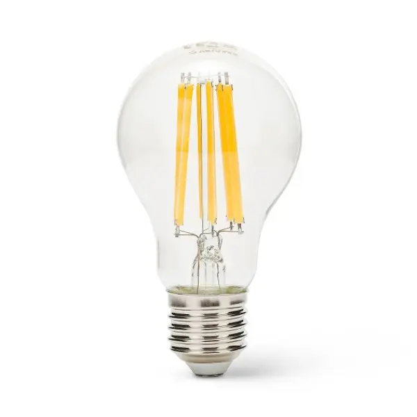 Lampadina LED a filamento, Goccia A60, 7W/1521lm, base E27, 4000K - CLASSE A