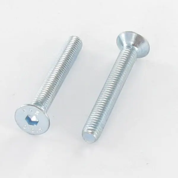 1 x Vis métaux FHC tête fraisée empreinte hexagonale creuse M3X10 Filetage total Classe 10.9 Clé de 2 HC2 Acier