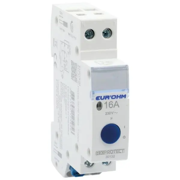 Télérupteur Silencieux 16A - 1 pôle (1NO) - 230V RX Protect - Eur'Ohm - 30132