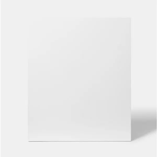 Façade 1 porte "Balsamita" blanc l.59,7 x h.71,5 cm