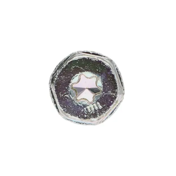 1 x Vis charpente TEKOR Tête hexagonale TH Pointe antifendage type 17 10X400 Filetée sur 80 TORX T40 zingué cr3 96 hbs