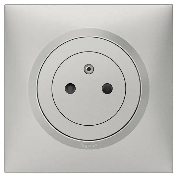 Lot 10 prises 2 pôles + terre aluminium "Dooxie"