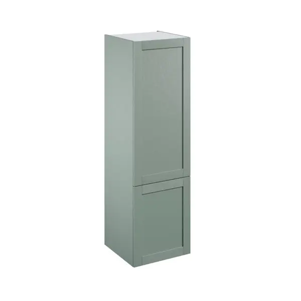 Colonne "Coline" vert sauge l.60 x h.201 x p.57 cm 2 portes