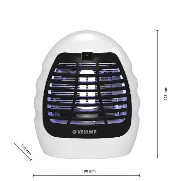 Zanzariera elettrica, con lampadina UV e ventola, 14W