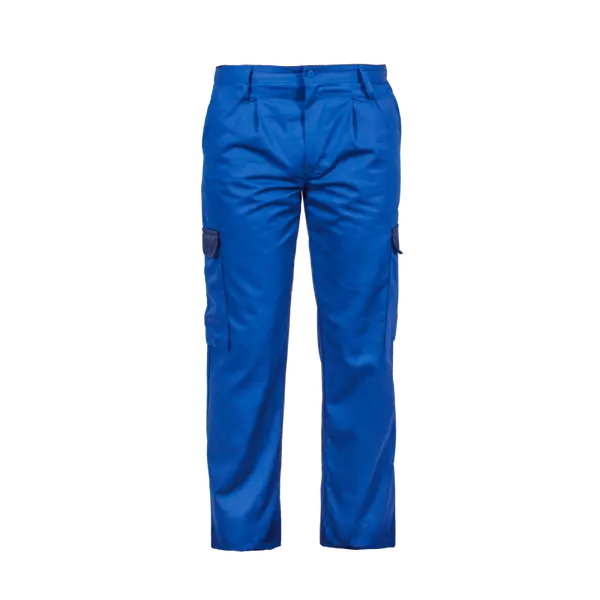 Pantalon de travail bleu - Taille 48 - 65% Polyester 35% Coton - 240 g/m² - VITO
