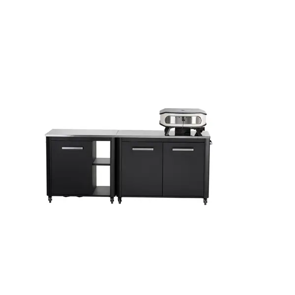 Cuisine extérieure modulable 210 cm - plan de travail inox - modules 120 cm et 90 cm - Cozze
