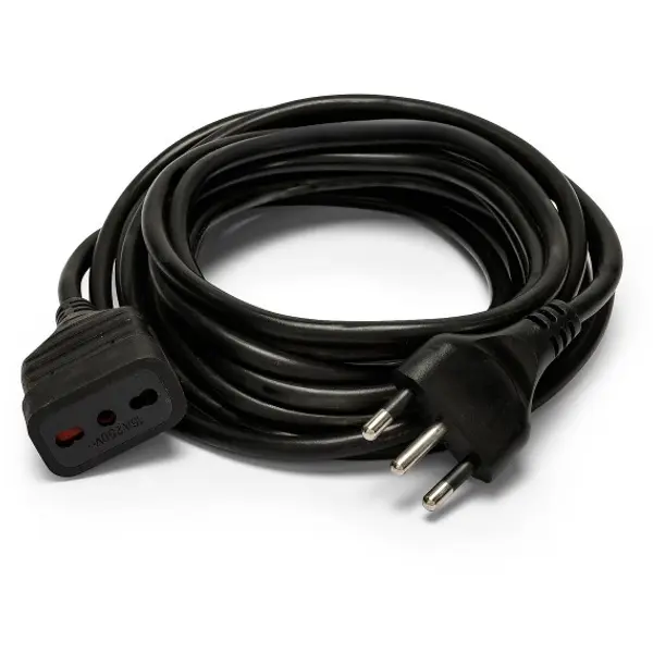 Prolunga 10 mt spina e presa 16a cavo 3g1 mm² nero