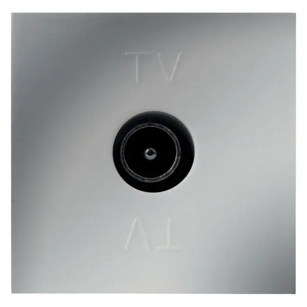 Prise TV Male 9,52mm "Kobe" silver