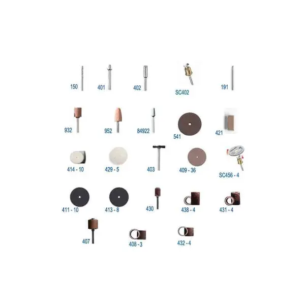 DREMEL Coffret 100 accessoires EZ SpeedClic - 723 - 2615S723JA