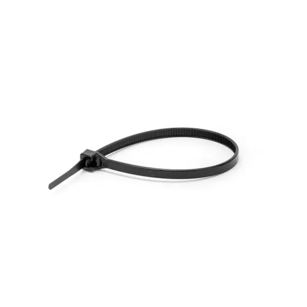 Fascette Stringicavo Nere 7,6x370mm, 100 Pezzi, Robuste, Resistenti UV per Cablaggi Industriali e Professionali
