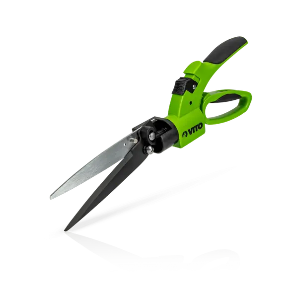 Cisaille à gazon rotative 360° acier carbone ergonomique VITO