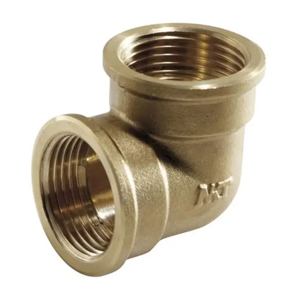 Codo 90º Latón Roscado H-H 1"