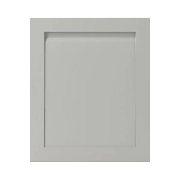 Façade 1 porte "Garcinia" gris ciment l.59,7 x h.71,5 cm