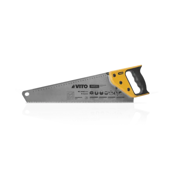 Scie égoïne cut-pro 550 mm acier carbone SK5 triple tranchant VITO