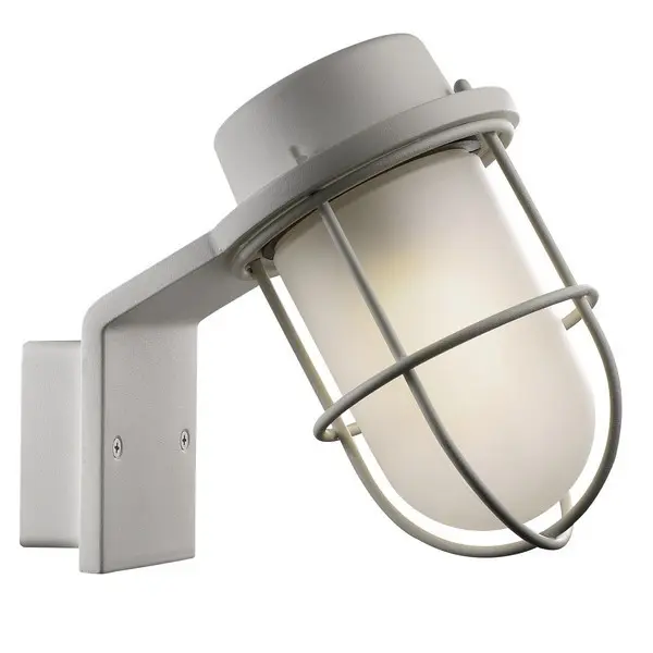 Applique Blanche MARINA, Ampoule E27 non fournie, Max 60W, IP44, 230V, Classe I - CALI