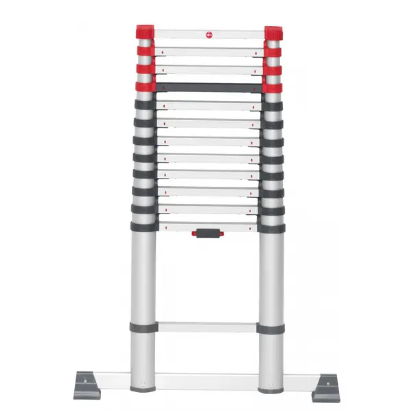 Echelle télescopique aluminium HAILO 13 échelons H.3.8 m - HAILO
