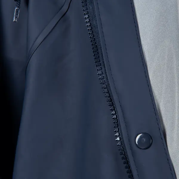 Cape de pluie bleue - Taille XL - 60% PVC 30% Polyester 10% PU - EN340 - Cat.I - VITO