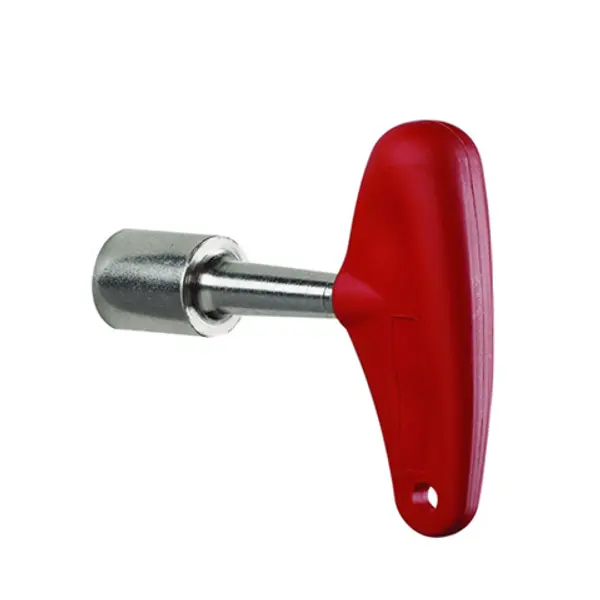 Clé technique à triangle pompier de 14mm poignée polypropylène rouge