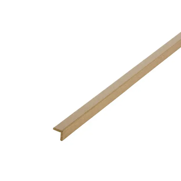 Baguette d'angle médium (MDF) arrondie , 23 x 23 mm, L. 2.44 m - Centrale Brico