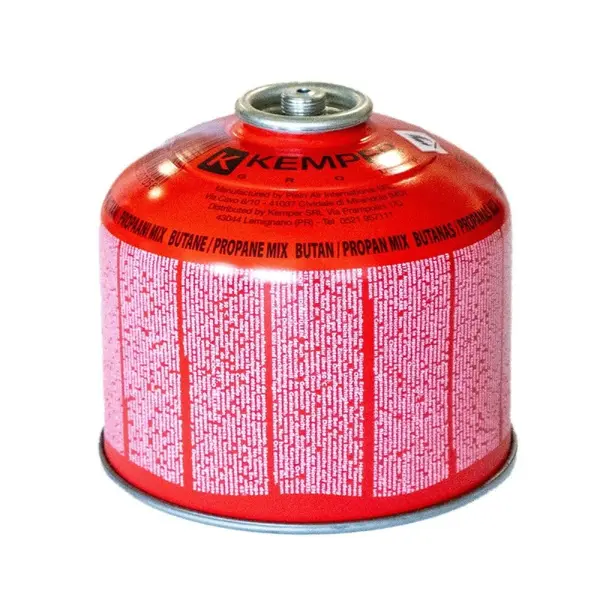 Cartouche de gaz 230g Camping Mélange 30% Propane 70% Butane Résistante aux Basses Températures Raccord vissable 7/16 KEMPER