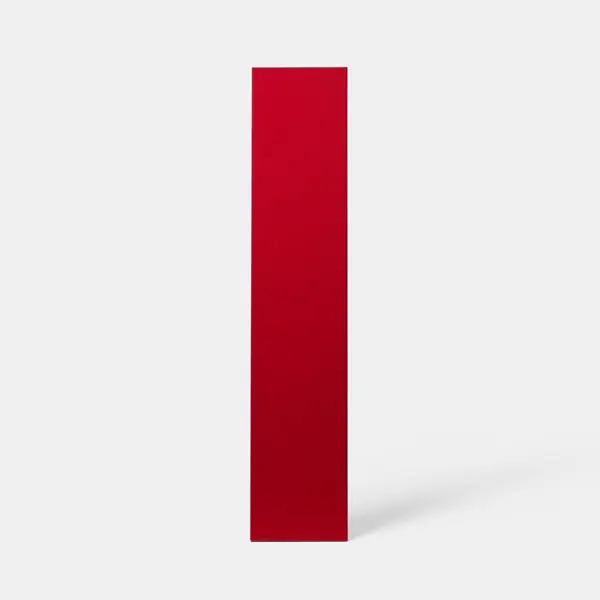 Bandeau four "Stevia" rouge l.59,7 x h.5,8 cm