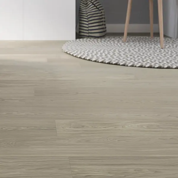 Lame PVC clipsable gris moderne l. 15 x L. 122 cm x Ép 4 mm