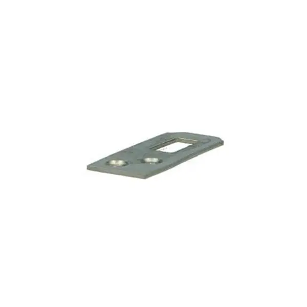 1 x Platine Porte MANTEAU Acier zingué 20X60