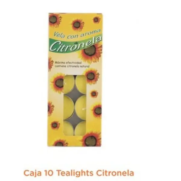Citronela Lamparilla Aluminio-10U-426510