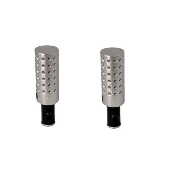 2 embouts pour barre de vitrage, Diam.10 mm, gris Design, CESSOT - CESSOT