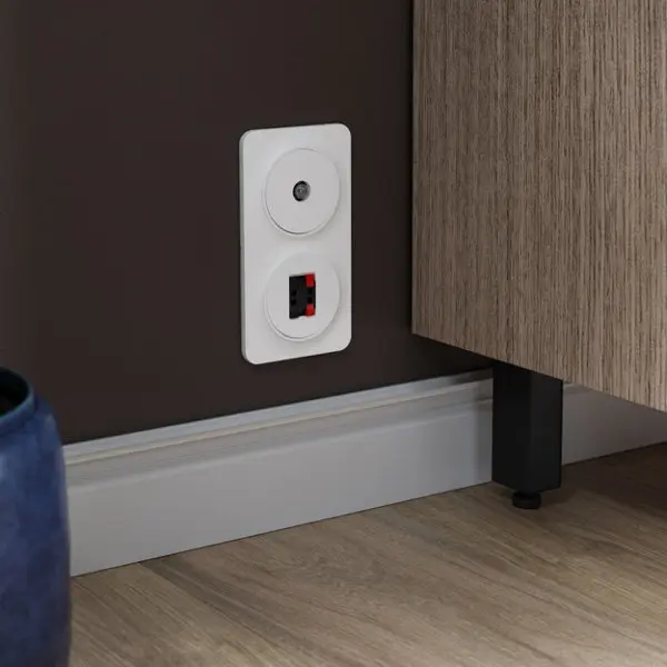 Prise TV simple "Zephyr"