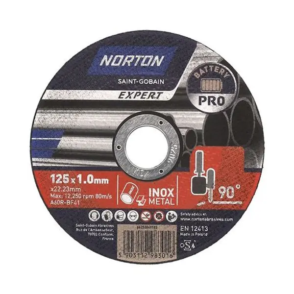 Disco Corte Inox/Metal 125x1 Mm.