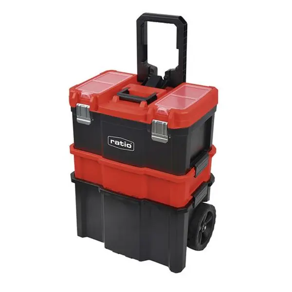 Caja Taller Movil Modular Ligero 3 En 1