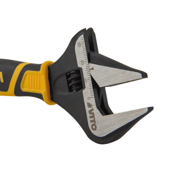 Clé à molette courte PRO 6” 150 mm bi-matière VITO