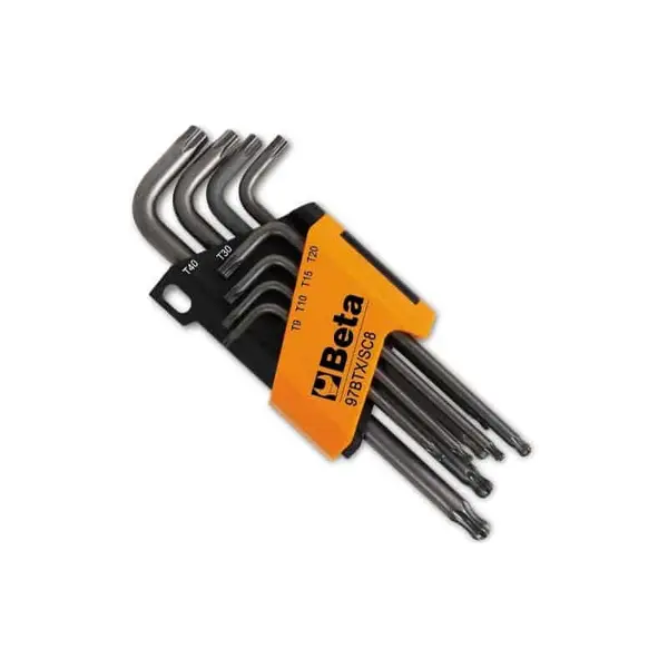 BETA Lot de 8 clés mâles vis Torx® - 97BTX/SC8 - 000970164