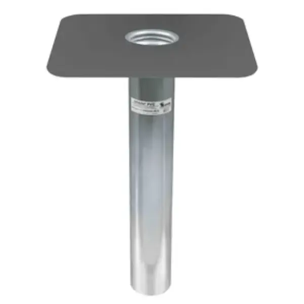 Evacuation pluviale droite Flagon PVC Draini - Ø 93 - Alu