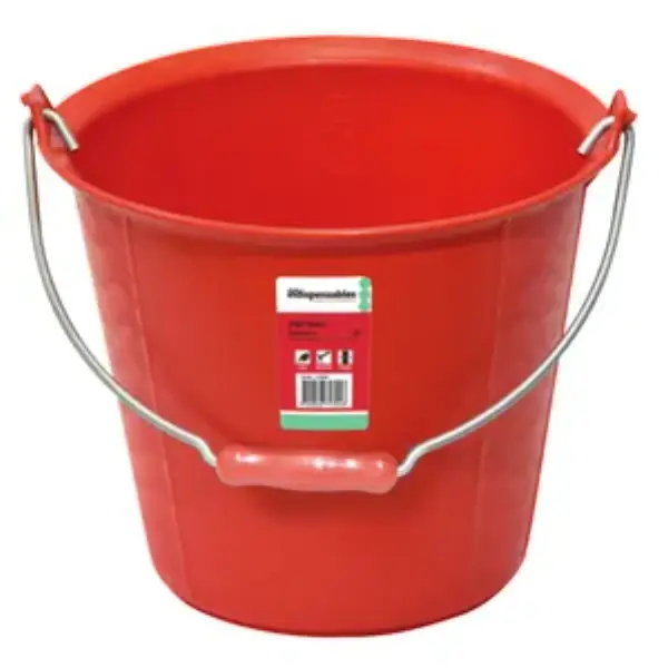 INDI SEAU - seau pro renforcé rouge 13 litres